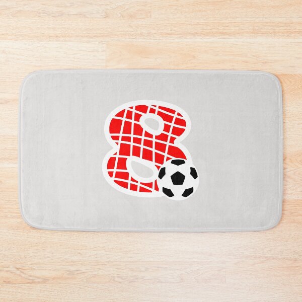 Item preview, Football Number 8 Red Eight No #8 designed and sold by Jeallan Designs.