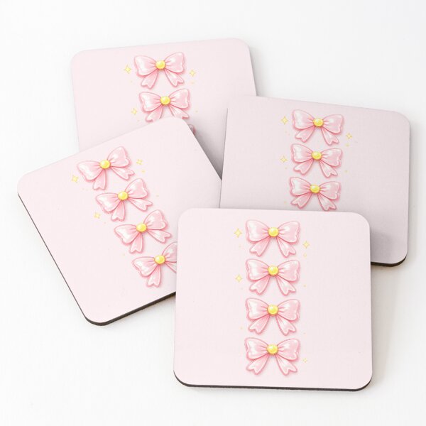Item preview, Kawaii Pink Bow Set Sticker | Cute Glossy Ribbon Bundle | Coquette Aesthetic PNG | Pastel Bow Clipart | Transparent Background designed and sold by StickyDelights.