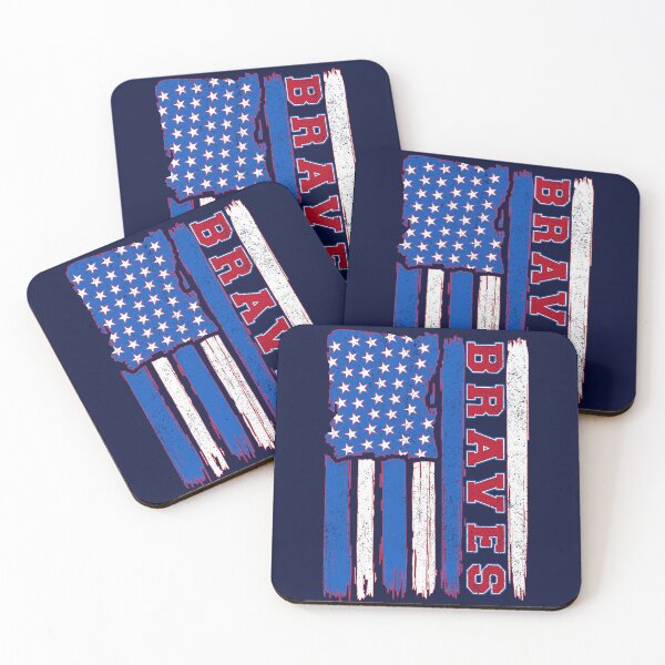 Item preview, Vintage Braves Distressed US Flag Sports Team Spirit designed and sold by RockTheFeal.