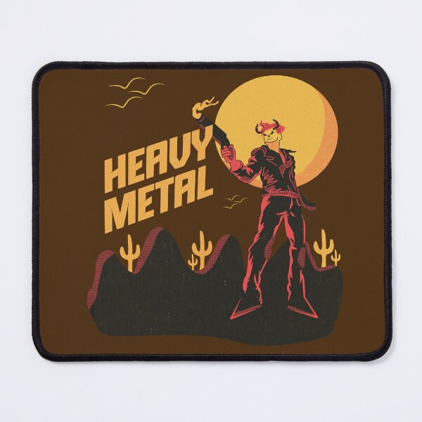Item preview, Heavy Metal Desert Rock Music Illustration designed and sold by beboplab.