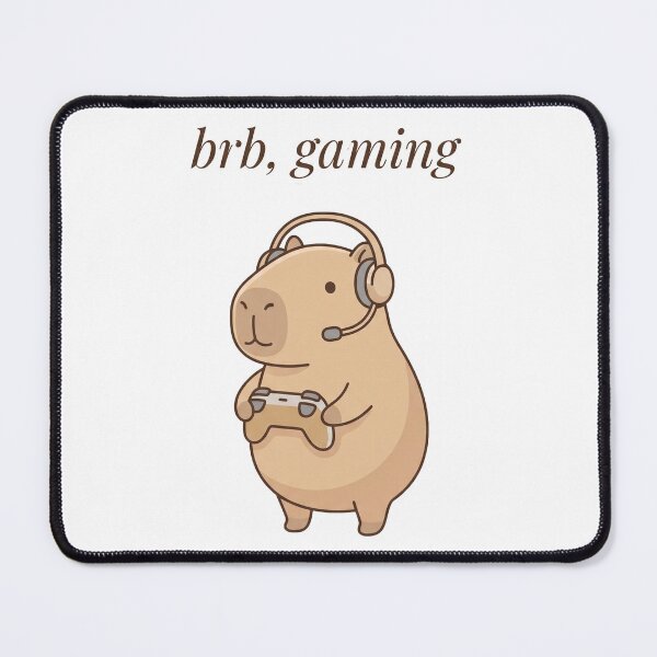 Item preview, BRB, Gaming - Cute Capybara Onsen T-Shirt designed and sold by LoFizzy.