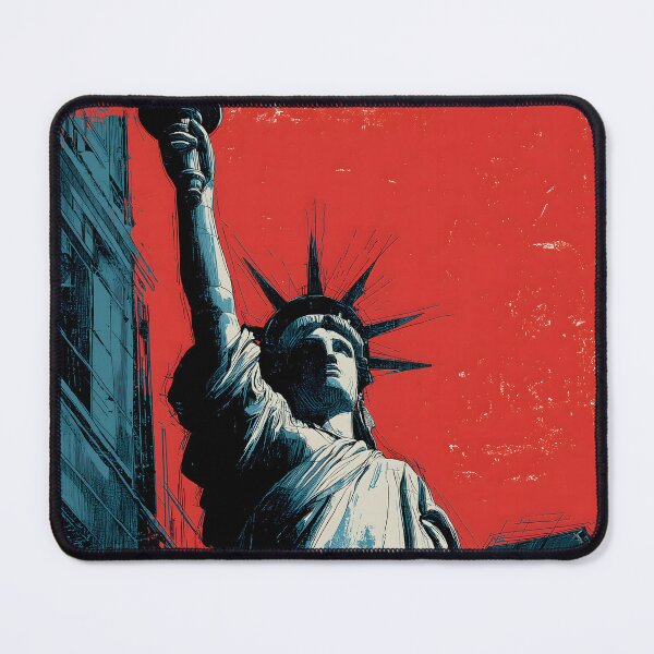 Item preview, Statue of Liberty - Vintage Urban Illustration designed and sold by ClubVacay.