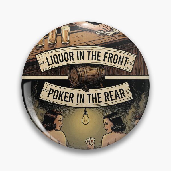 Item preview, Bottoms Up Tavern • Liquor in the Front - Poker In The Rear designed and sold by graficsfx.