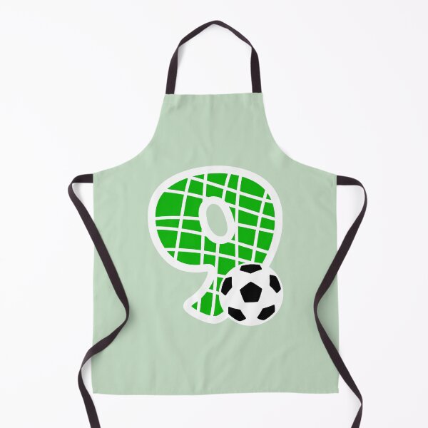 Item preview, Football Number 9 Green Nine No #9 designed and sold by Jeallan Designs.