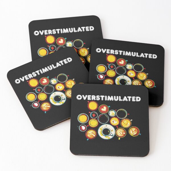 Item preview, Overstimulated by Coffee designed and sold by geekygirlprint.