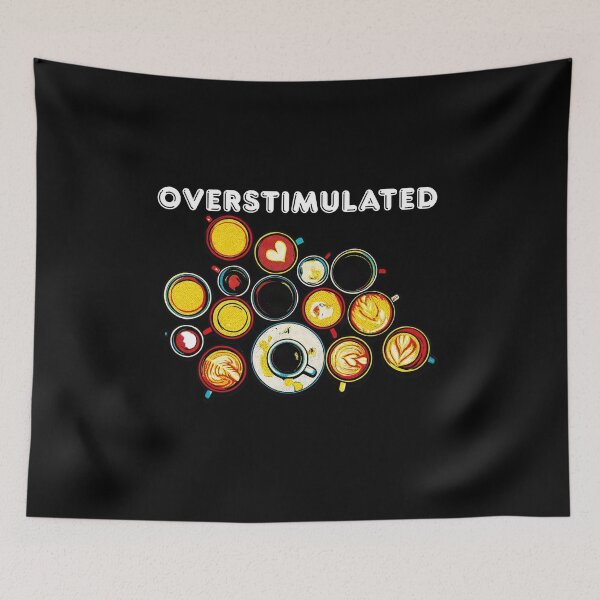 Item preview, Overstimulated by Coffee designed and sold by geekygirlprint.