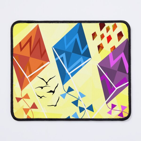 Item preview, Colourful Kites Flying across a Bright Sunny sky designed and sold by Andrew Hitchen.