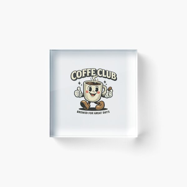 Item preview, Coffee Club Brewed For Great Days designed and sold by HoopeStylee.