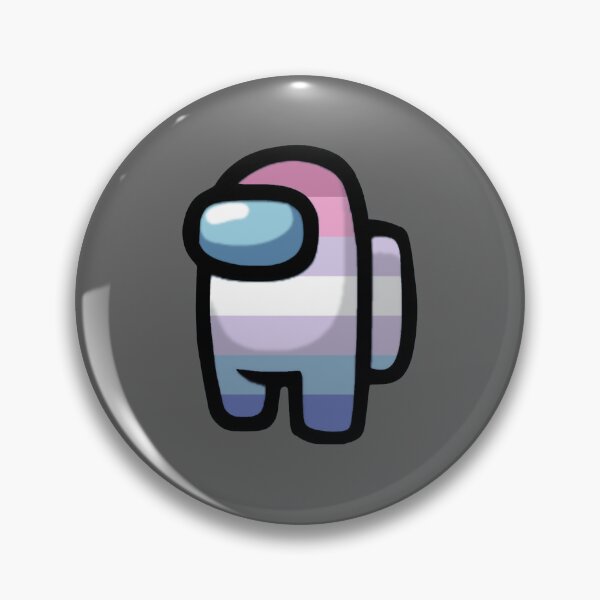 Item preview, among us crewmate - bigender pride designed and sold by noob publishing.