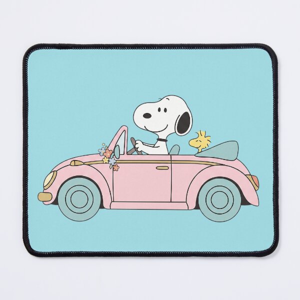 Item preview, Snoopy Car Blue designed and sold by Oldvan08.