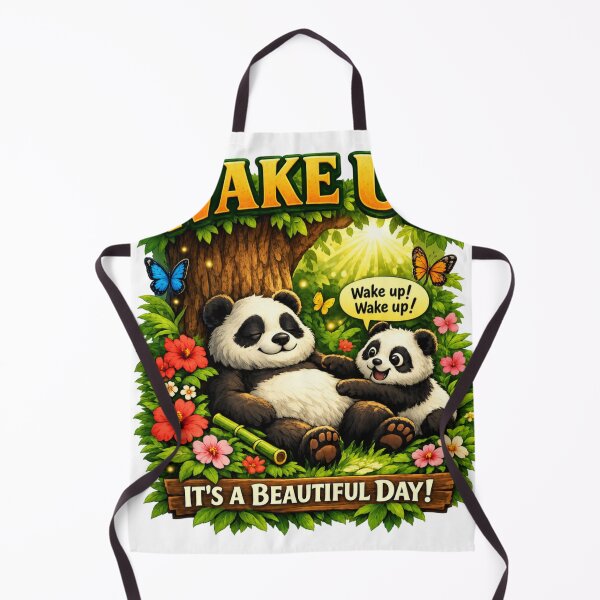 Item preview, Cute panda morning design designed and sold by urbanshop7.