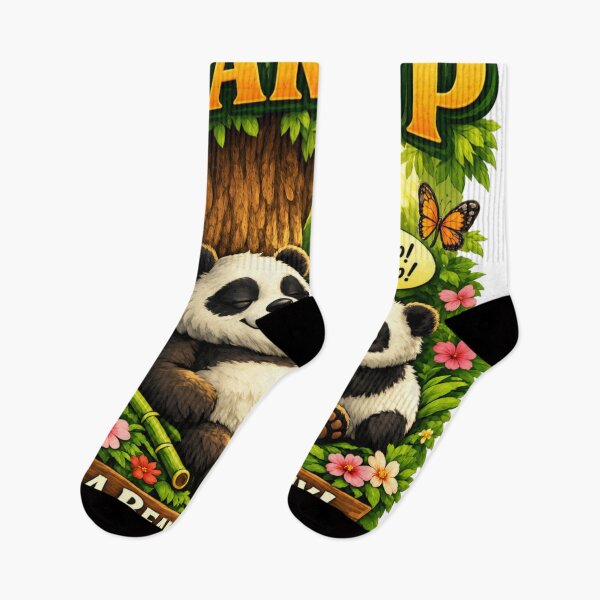 Item preview, Cute panda morning design  designed and sold by urbanshop7.