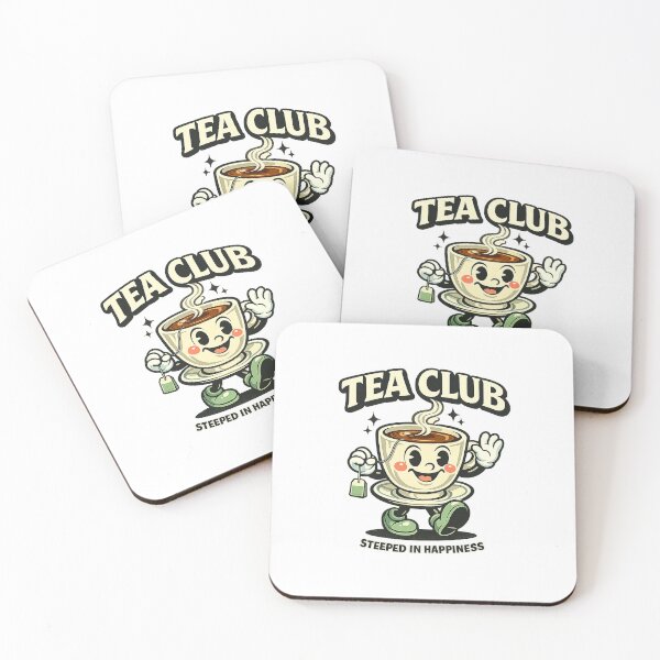 Item preview, Tea Club Steeped In Happiness designed and sold by HoopeStylee.