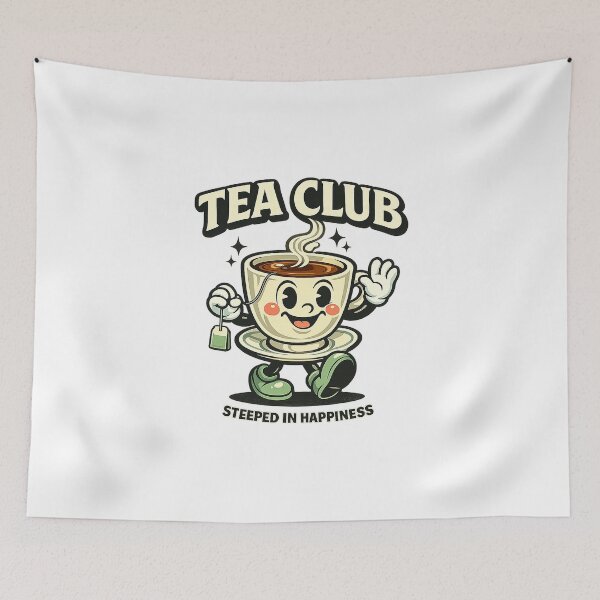 Item preview, Tea Club Steeped In Happiness designed and sold by HoopeStylee.