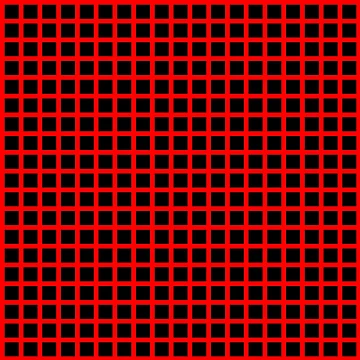 Artwork thumbnail, Red Grid Pattern by Wolf Wendigo