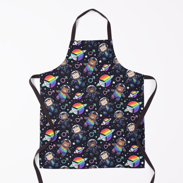 Item preview, Cute Astronaut Teddy Bears Pride Space Seamless Pattern designed and sold by ZhivanCrimson.