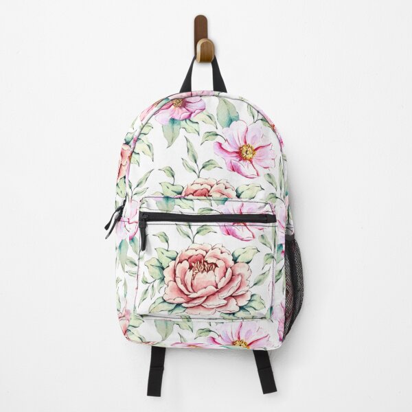 Artikelvorschau, Aquarell Rosa Blumen entworfen und verkauft von sweta_r.art.