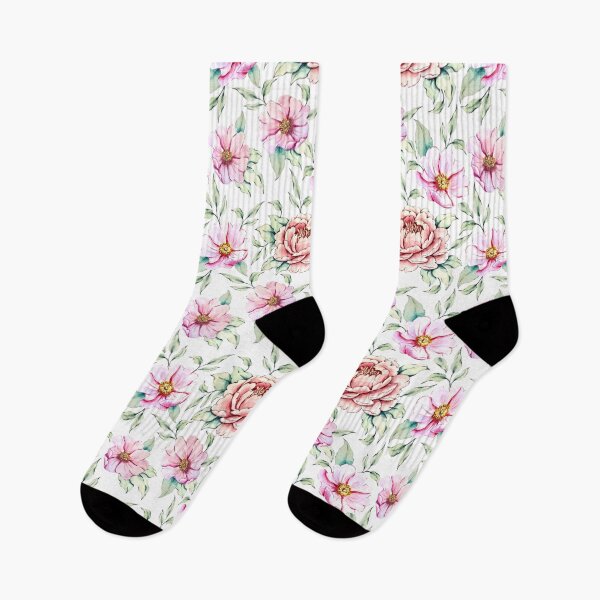 Item preview, Watercolor Pink Flowers designed and sold by sweta_r.art.