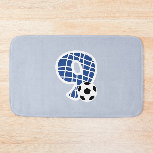 Item preview, Football Number 9 Blue Nine No #9 designed and sold by Jeallan Designs.