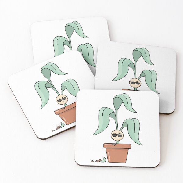 Item preview, Tired Sassy Houseplant Wearing Sunglasses designed and sold by Whoopau.