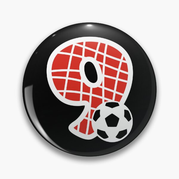 Item preview, Football Number 9 Red Nine No #9 designed and sold by Jeallan Designs.