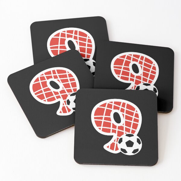 Item preview, Football Number 9 Red Nine No #9 designed and sold by Jeallan Designs.