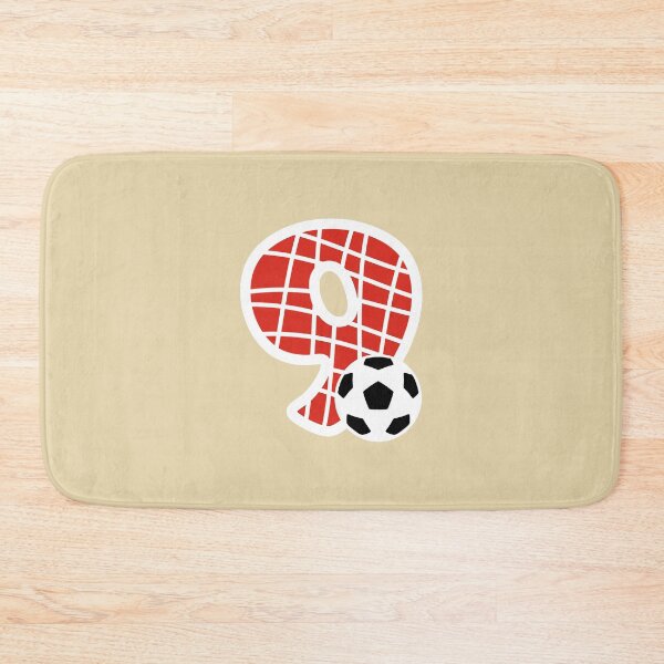 Item preview, Football Number 9 Red Nine No #9 designed and sold by Jeallan Designs.