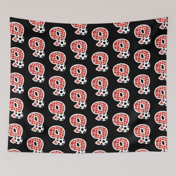 Item preview, Football Number 9 Red Nine No #9 designed and sold by Jeallan Designs.