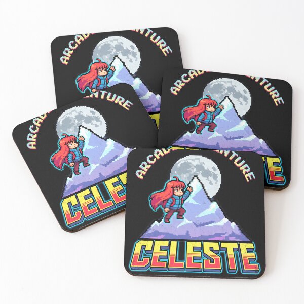 Item preview, Madeline Climbing The Mountain Celeste Vector Gamer Graphic Tee designed and sold by Senpaiwaves.
