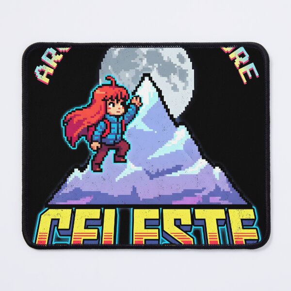 Item preview, Madeline Climbing The Mountain Celeste Vector Gamer Graphic Tee designed and sold by Senpaiwaves.