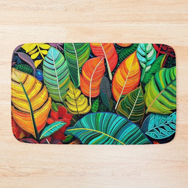 Item preview, Tropical Island Forever Summer Colorfully Vibrant Leaves Designs designed and sold by DEC02.
