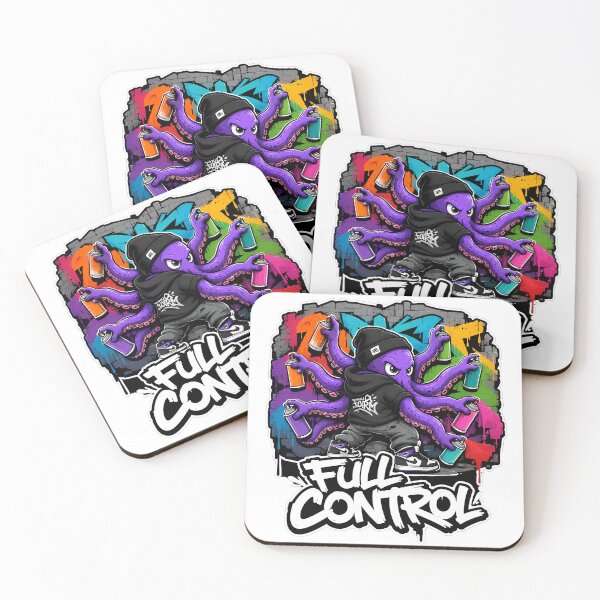 Item preview, Full Control Octopus Graffiti Streetwear Cartoon Sticker designed and sold by Aesthicer.