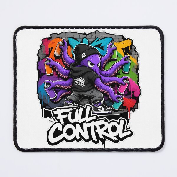 Item preview, Full Control Octopus Graffiti Streetwear Cartoon Sticker designed and sold by Aesthicer.