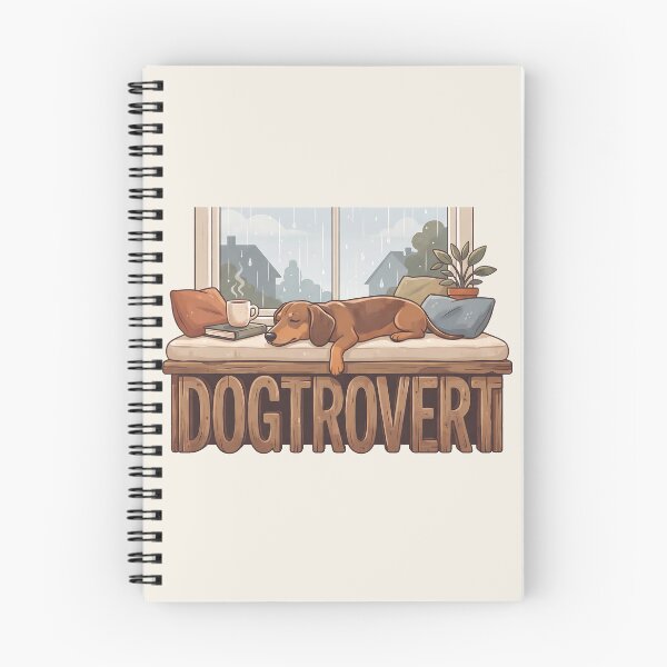 Item preview, Cozy Dogtrovert Dachshund Rainy Window designed and sold by MythicCotton.