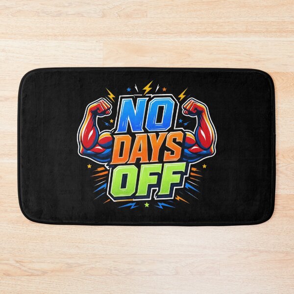 Item preview, No Days Off Flexing Biceps Bodybuilding Workout designed and sold by PACS0011.