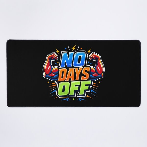 Item preview, No Days Off Flexing Biceps Bodybuilding Workout designed and sold by PACS0011.