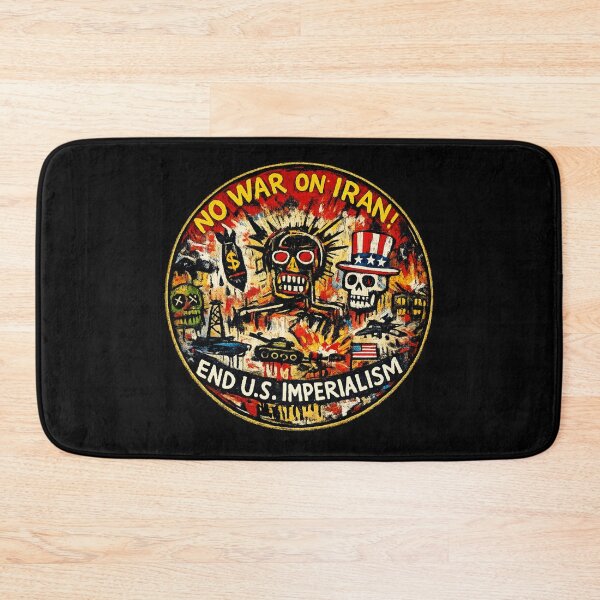 Item preview, No War on Iran! End U.S. Imperialism designed and sold by DIRTYDUNNZ.