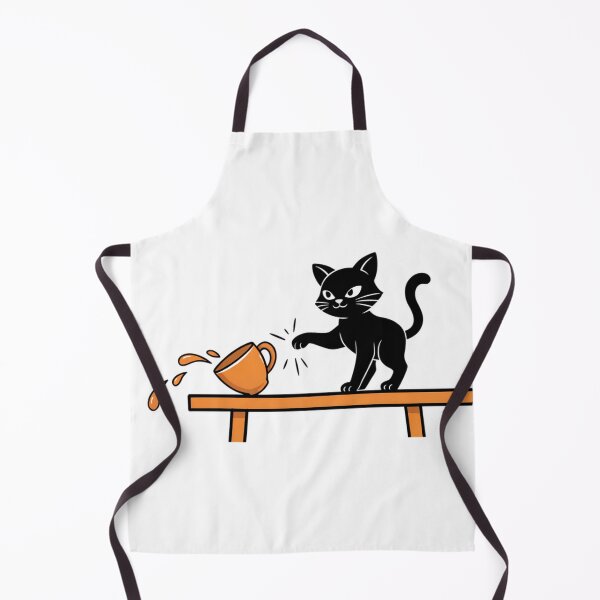 Item preview, Mischievous Black Cat Knocking Over Watering Can designed and sold by Whoopau.