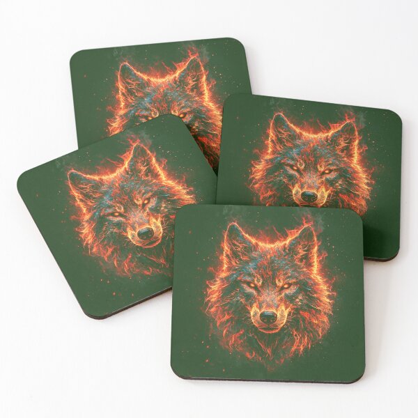 Item preview,  Fire Wolf Fantasy Design designed and sold by IZZO CREATIVE STUDIO.