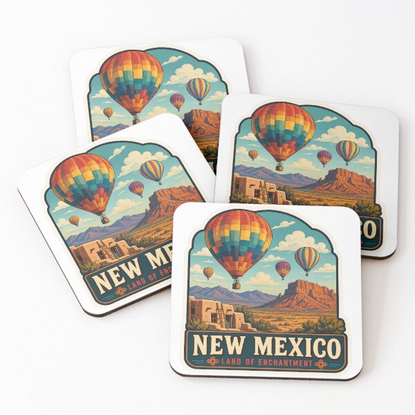 Item preview, New Mexico Hot Air Balloon | Land of Enchantment  designed and sold by BrinaandPops.