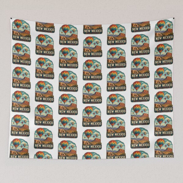 Item preview, New Mexico Hot Air Balloon | Land of Enchantment  designed and sold by BrinaandPops.