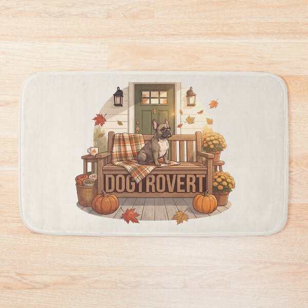 Item preview, Cute Dogtrovert Frenchie Autumn Porch designed and sold by MythicCotton.