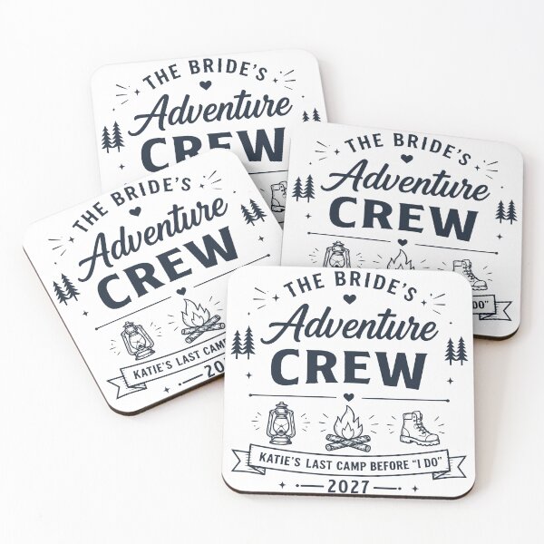Item preview, Adventure Crew Camping Bachelor Party Outdoor Mug Design designed and sold by TeeVerse27.