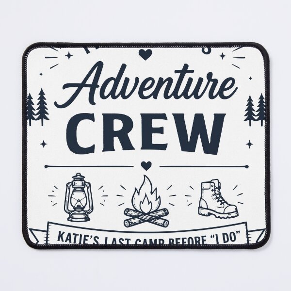 Item preview, Adventure Crew Camping Bachelor Party Outdoor Mug Design designed and sold by TeeVerse27.