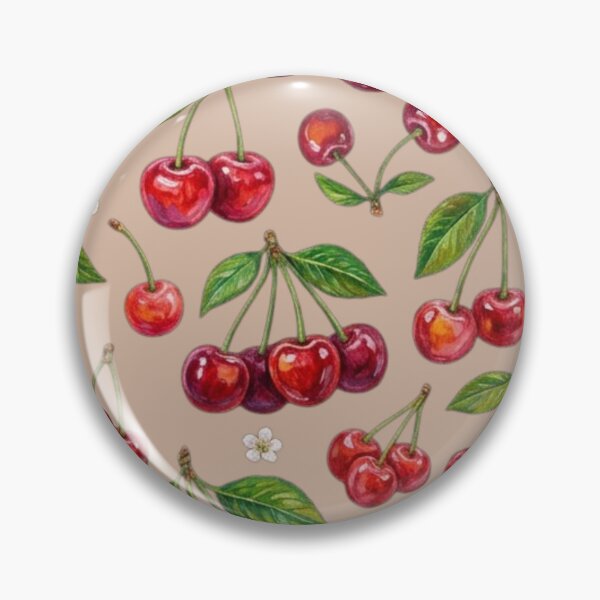 Item preview, Cherry Pattern - Watercolor Fruit Illustration designed and sold by Megaera8.