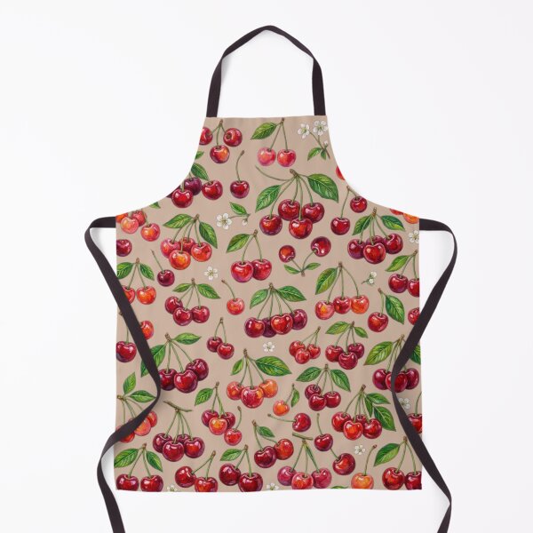 Item preview, Cherry Pattern - Watercolor Fruit Illustration designed and sold by Megaera8.
