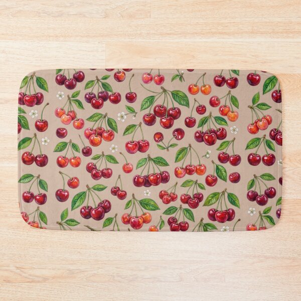 Item preview, Cherry Pattern - Watercolor Fruit Illustration designed and sold by Megaera8.