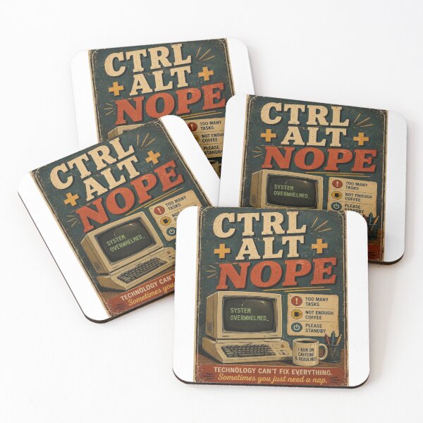 Item preview, CTRL+ALT+NOPE designed and sold by TheHodgePodge.