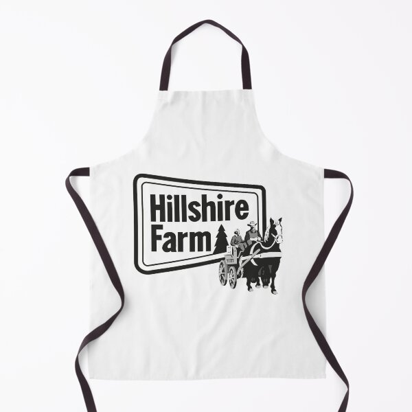 Item preview, Vintage Hillshire Farm Country Horse Carriage Logo Monochrome designed and sold by aglbath.