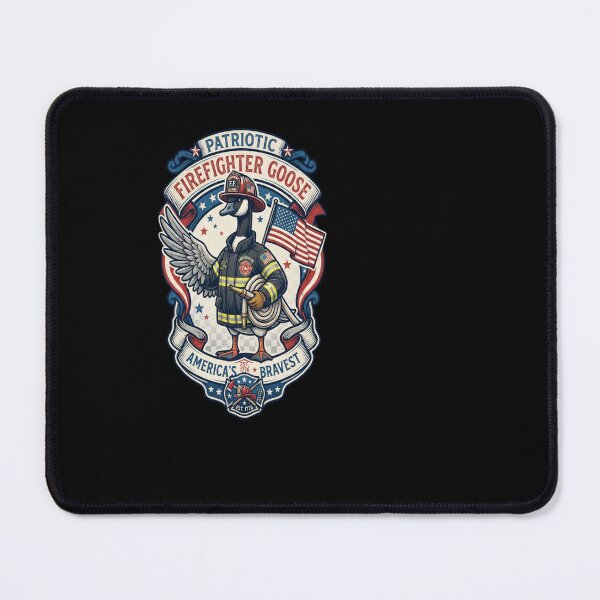 Item preview, Patriotic Firefighter Goose designed and sold by medan1.